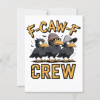 F-Caw-F Crew Funny Matching Cousins Outfit
