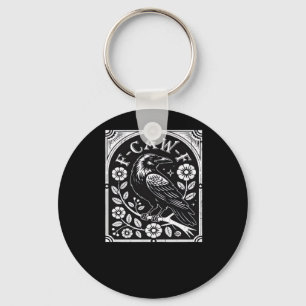 F-Caw-F Crow Aesthetic Casual Key Ring