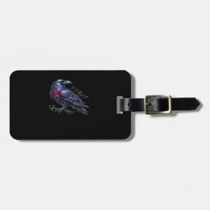 F-Caw-F Crow Classic Retro Style Luggage Tag