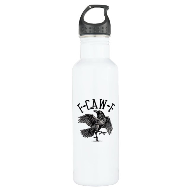F Caw F Crow Creative Casual 710 Ml Water Bottle (Front)