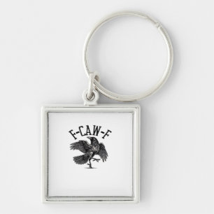 F Caw F Crow Creative Casual Key Ring