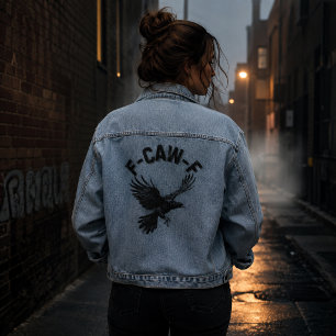 F CAW F Crow Denim Jacket