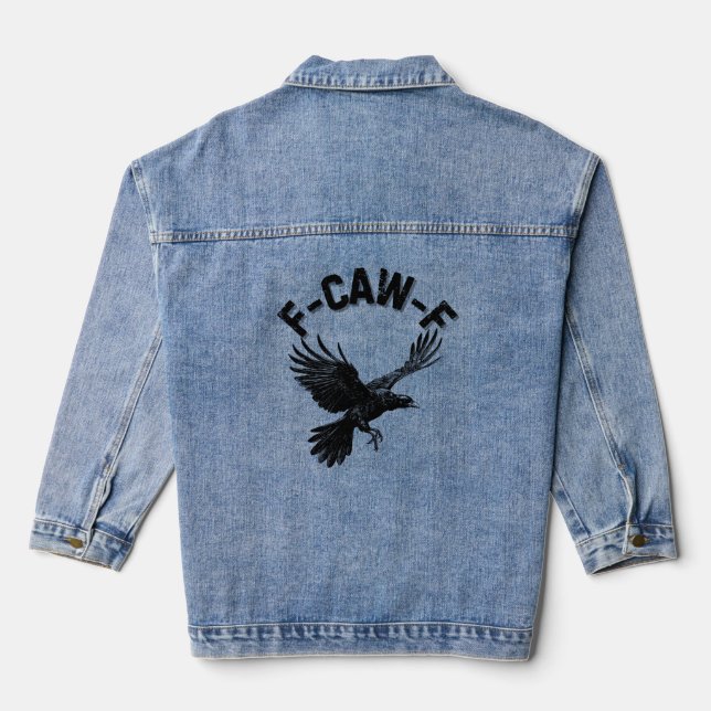 F CAW F Crow Denim Jacket (Back)