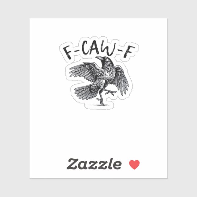 F-Caw-F Crow Essential Retro Classic (Sheet)