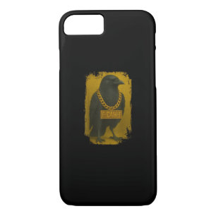 F-Caw-F Crow Funny Quote Raven Bird Adult Humor iPhone 8/7 Case