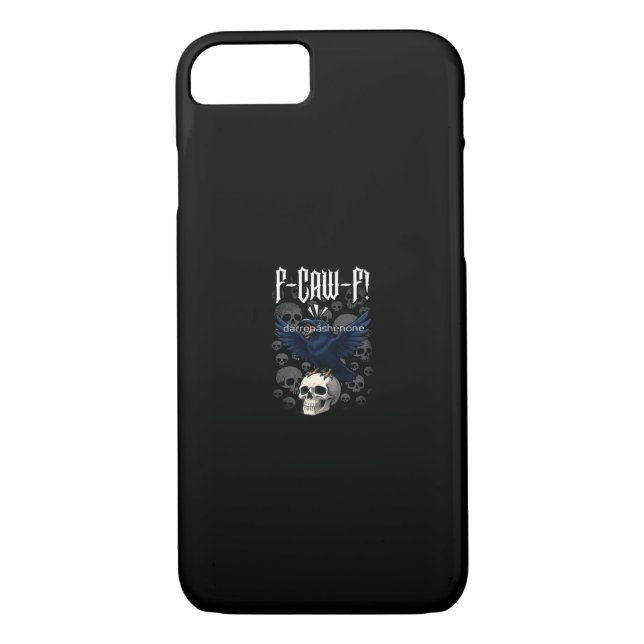 F-Caw-F Crow Graphic Creative Casual Case-Mate iPhone Case (Back)