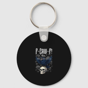 F-Caw-F Crow Graphic Creative Casual Key Ring