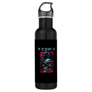 F-Caw-F Crow Humourous Graphic 710 Ml Water Bottle