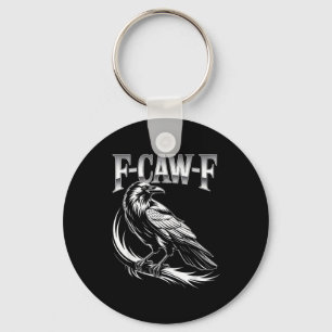 F-Caw-F Crow Womens Trendy Casual Key Ring