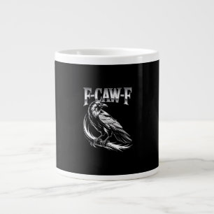 F-Caw-F Crow Womens Trendy Casual Large Coffee Mug