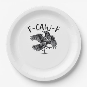 F-Caw-F Essential Classic Style Paper Plate