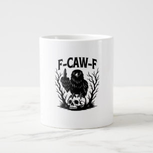 F Caw F Essential Cool Unique Style Large Coffee Mug