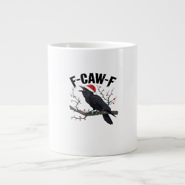 F-Caw-F Essential Creative Casual Large Coffee Mug (Front)
