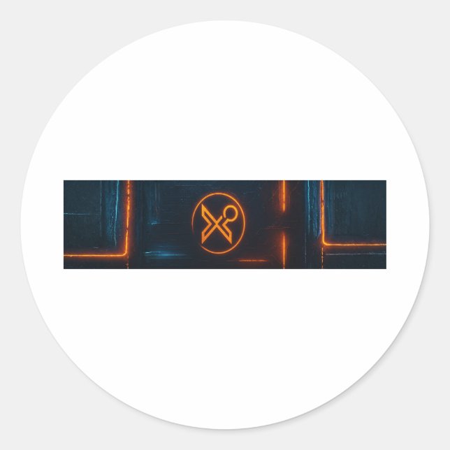 F-Caw-F Essential Creative Style Classic Round Sticker (Front)