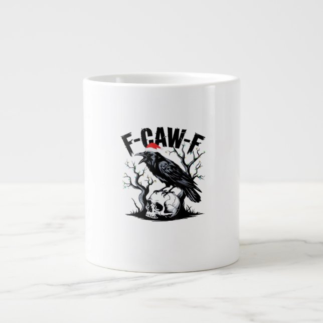 F-Caw-F Essential Funny Quote Large Coffee Mug (Front)