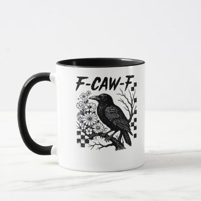 F-Caw-F Essential Funny Trendy Mug (Left)