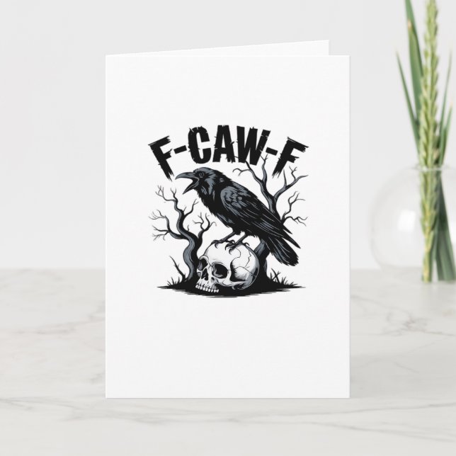 F-Caw-F Essential Minimal Clean Card (Front)