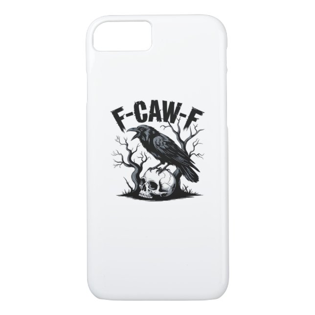 F-Caw-F Essential Minimal Clean Case-Mate iPhone Case (Back)