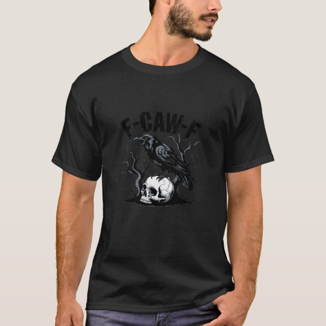 F-Caw-F Essential Minimal Clean T-Shirt (Front)