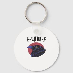 F-Caw-F Essential Retro Graphic Key Ring