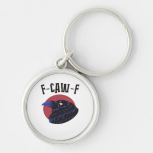 F-Caw-F Essential Retro Graphic Key Ring