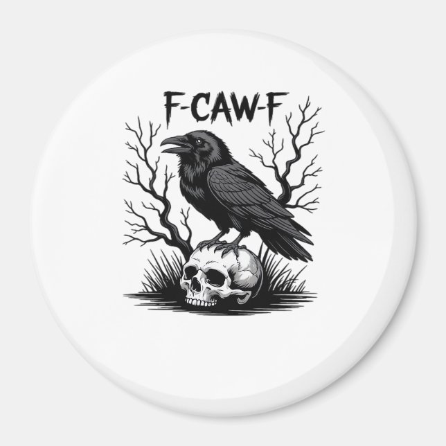 F Caw F Essential Vintage Cool Look Magnet (Front)
