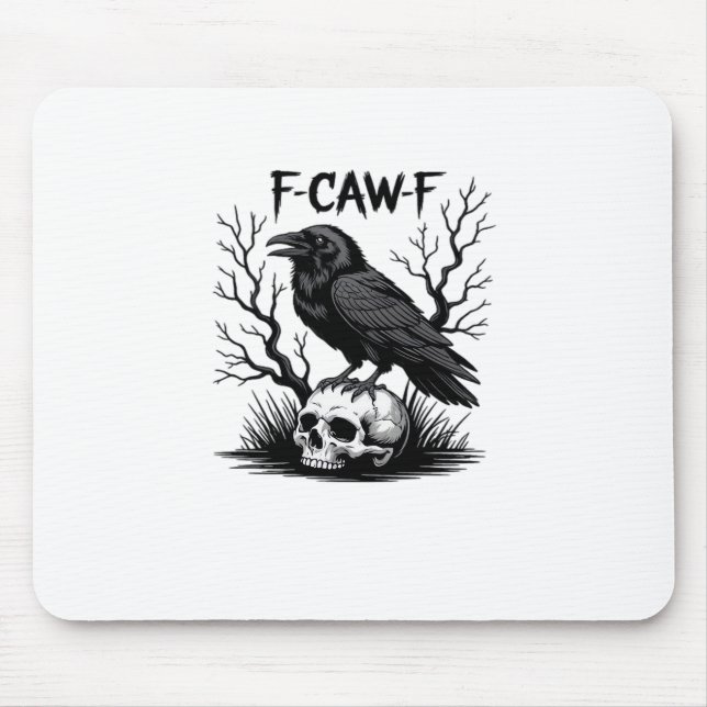 F-Caw-F Essential Vintage Cool Mouse Pad (Front)
