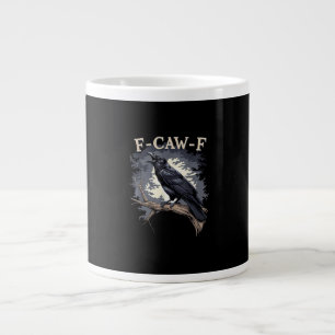 F-Caw-F Funny Bird Crow Creative Casual Large Coffee Mug