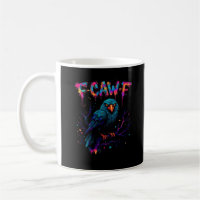 F Caw F Funny Bird Crow Raven Pun Joke Saying