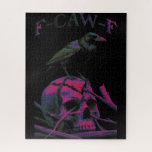 F-Caw-F Funny Black Crow Bird Jigsaw Puzzle<br><div class="desc">Unleash your inner rebel with this hilarious, funny and unique crow-themed design, F-Caw-F Funny Black Crow Bird T-Shirt – Sarcastic Raven Lover Gift Perfect for bird lovers, crow fans, and anyone with a sarcastic sense of humour, makes a great conversation starter. Perfect for bird watchers, gothic lovers, and nature enthusiasts,...</div>