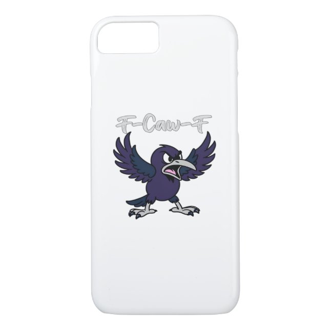 F-Caw-F Funny Case-Mate iPhone Case (Back)