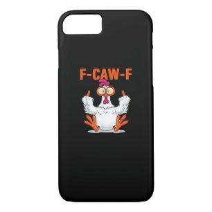 F-Caw-F Funny Chicken Classic Minimal Clean iPhone 8/7 Case