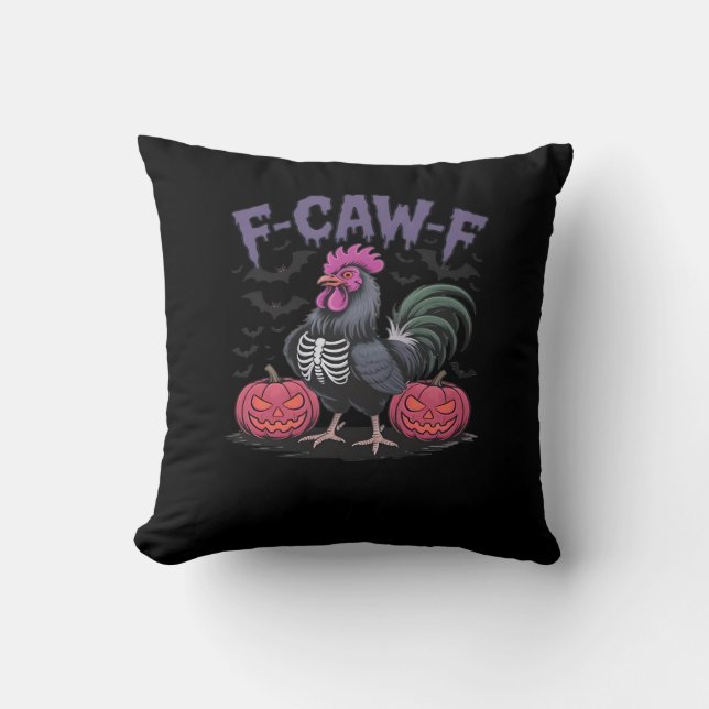 F-Caw-F Funny Chicken Classic Simple Style Cushion (Front)