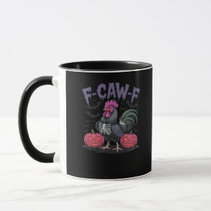 F-Caw-F Funny Chicken Classic Simple Style Mug