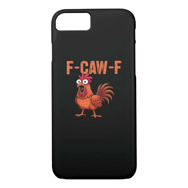 F-Caw-F Funny Chicken Classic Trendy Style Case-Mate iPhone Case (Back)