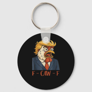 F-Caw-F Funny Chicken Classic Vintage Cool Key Ring