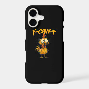 F-Caw-F Funny Chicken Humor F-Caw-F Quote Rooster