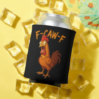 F-Caw-F Funny Chicken Humour F-Caw-F Quote Rooster