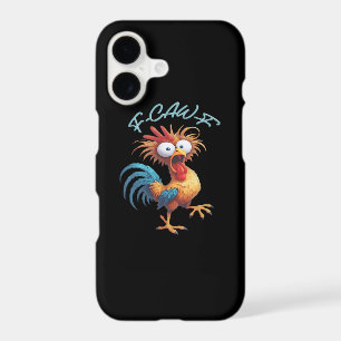 F Caw F Funny Chicken Humour Retro Style
