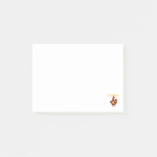 F Caw F Funny Chicken Pun Dark Humour Sarcasm Post-it Notes