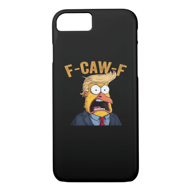 F-Caw-F Funny Chicken Rooster Classic Case-Mate iPhone Case (Back)