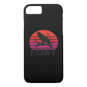 F-Caw-F Funny Crow Classic Minimal Clean iPhone 8/7 Case