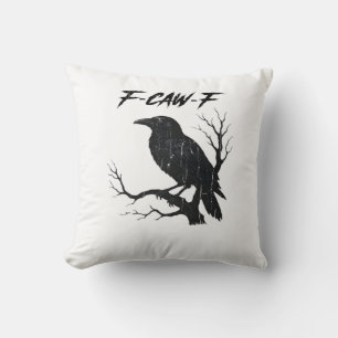 F-Caw-F Funny Crow Cushion