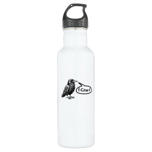 F-Caw-F Funny Crow Raven Pun F-Off Subtle F-Bomb 710 Ml Water Bottle