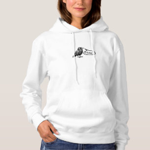 F-Caw-F Funny Crow Raven Pun F-Off Subtle F-Bomb Hoodie