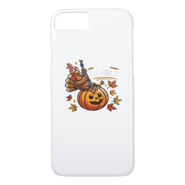F-Caw-F Funny For Men Women Thanksgiving-Christmas Case-Mate iPhone Case (Back)