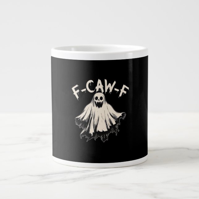 F-Caw-F Funny Humour Cool Unique Large Coffee Mug (Front)