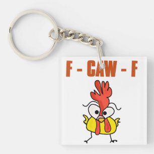 F caw F funny Key Ring
