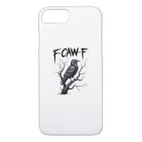 F-Caw-F Funny Raven Crow Spooky Season Halloween V