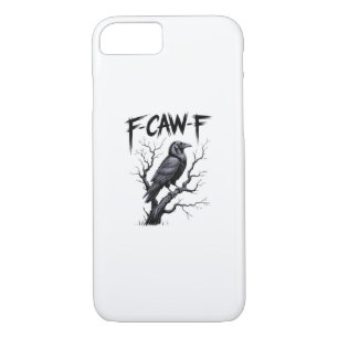 F-Caw-F Funny Raven Crow Spooky Season Halloween V iPhone 8/7 Case